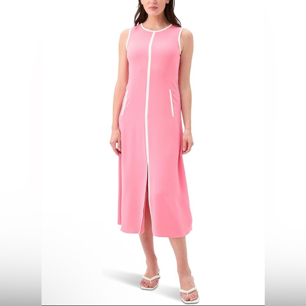 New Trina Turk Magnifique Front Slit Midi Dress size XS